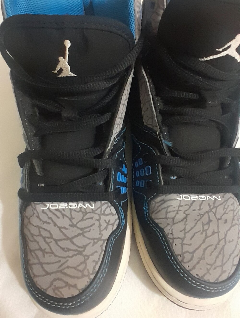 Jordan Kids' Black & Gray Basketball Sneakers